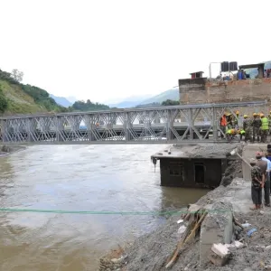 ५ दिनमै एक्रो ब्रिज तयार, भदौ  26 बाट  सञ्चालनमा आउँदै