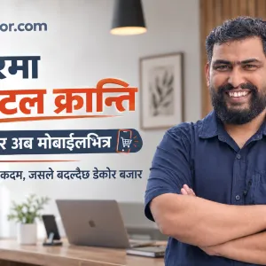 नेपाल डेकोर डट कमले अब सर्वसाधारण को लागि मोबाईलमा लिएर आयो डेकोर बजार