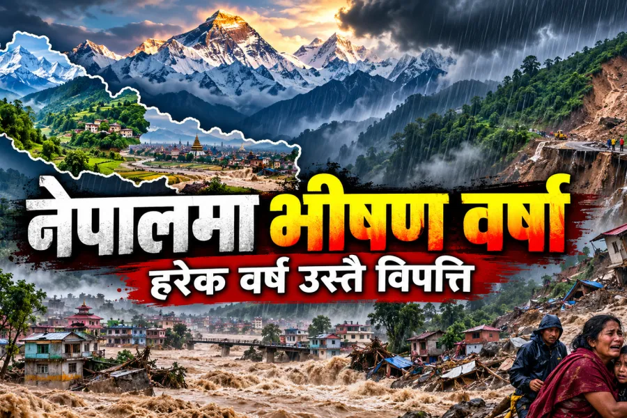 हरेक बर्ष नेपाल किन बग्दै छ ?